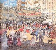 Maurice Prendergast Madison Square Spain oil painting artist